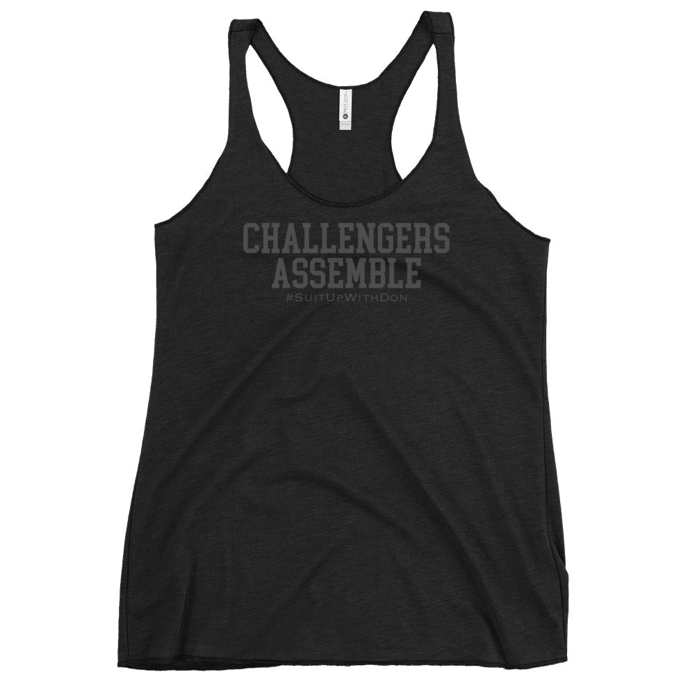 Women's Blacked Out Challengers Assemble Racerback Tank