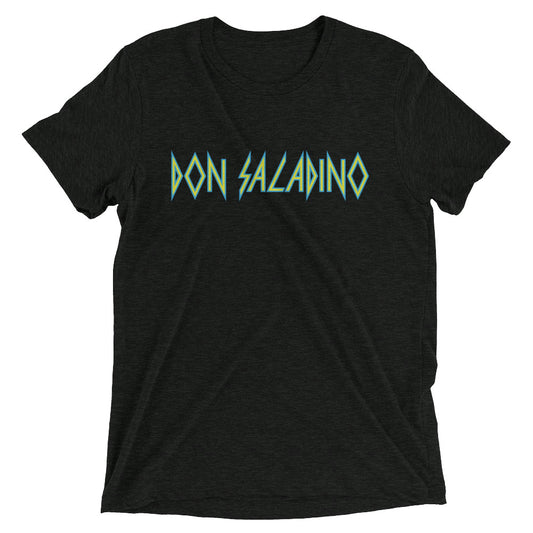 80s Band Inspired Neon Green Print T-shirt