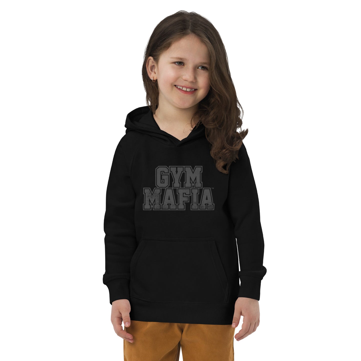 Blacked Out Kids GYM MAFIA Hoodie