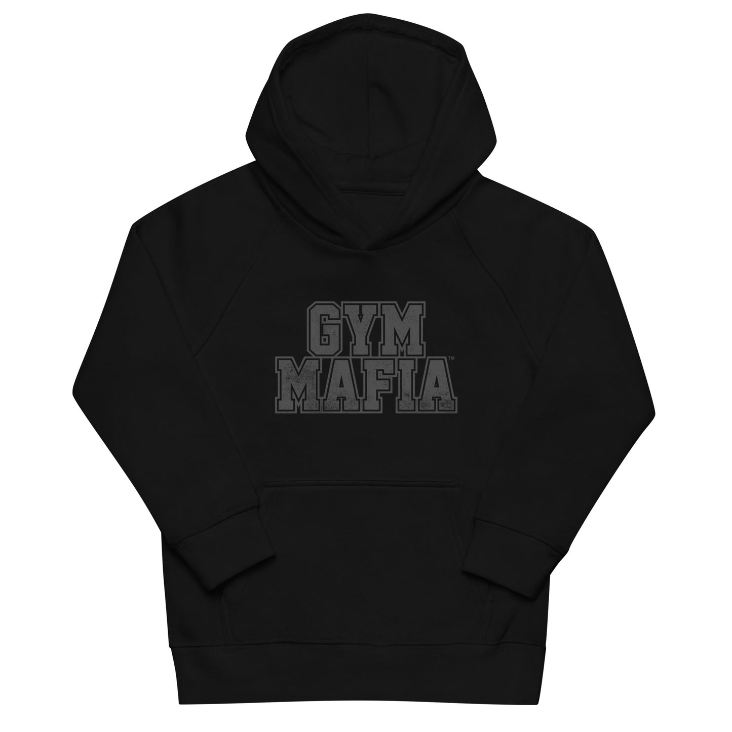 Blacked Out Kids GYM MAFIA Hoodie