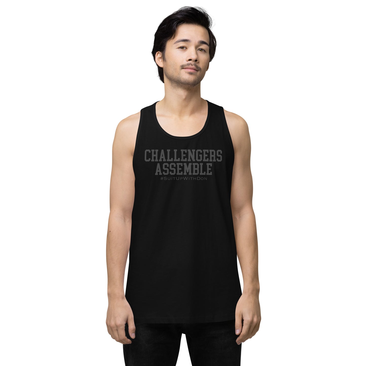 Men’s Blacked Out Challengers Assemble Relaxed Tank