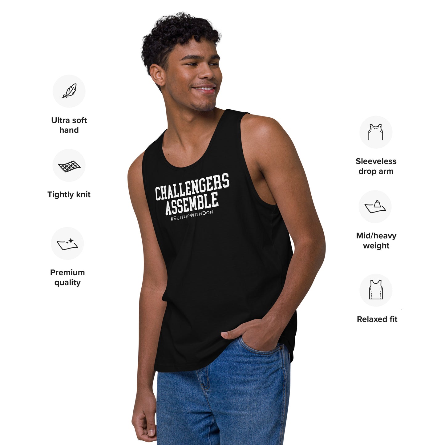 Men’s Challengers Assemble Relaxed Tank