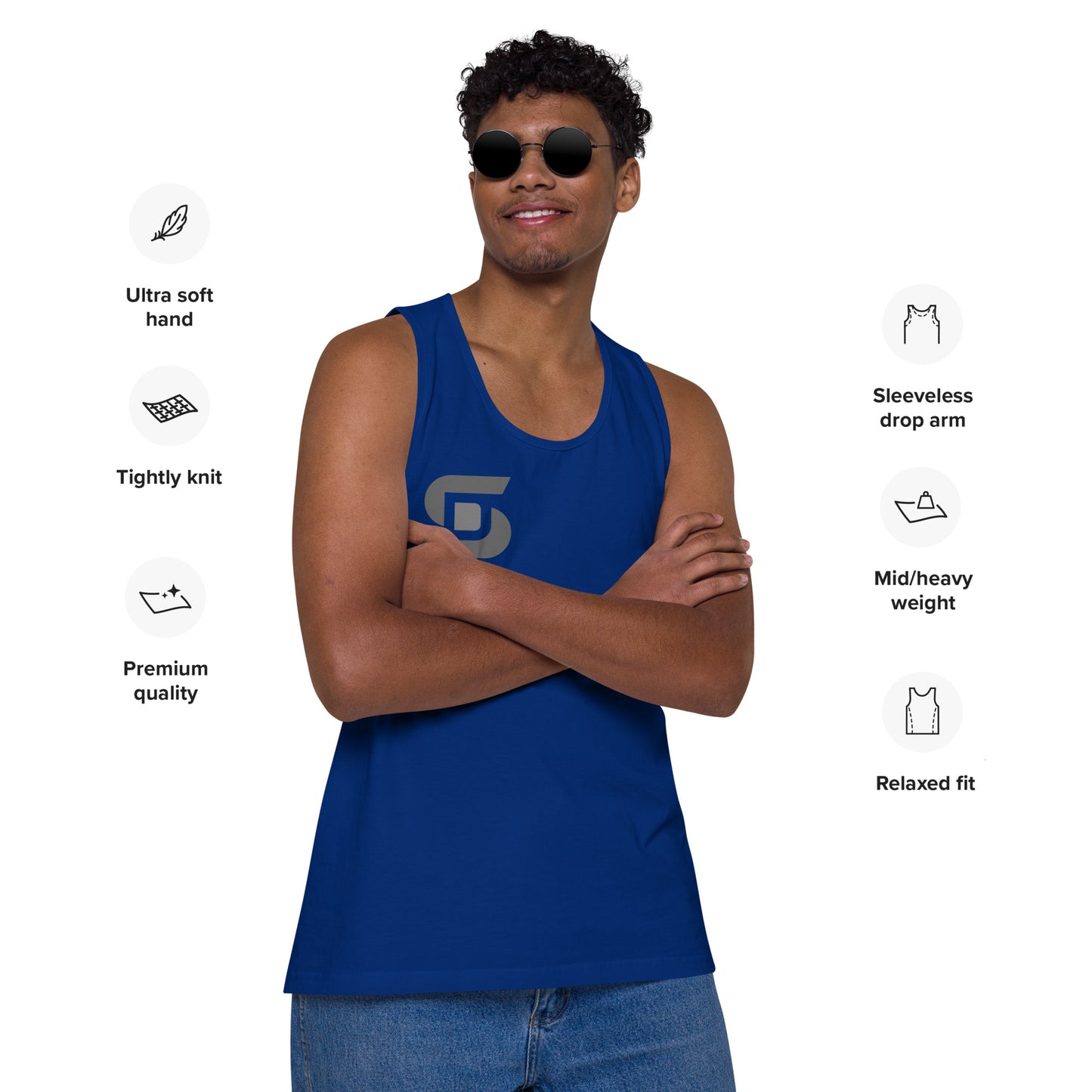 Men’s DS Logo Relaxed Tank