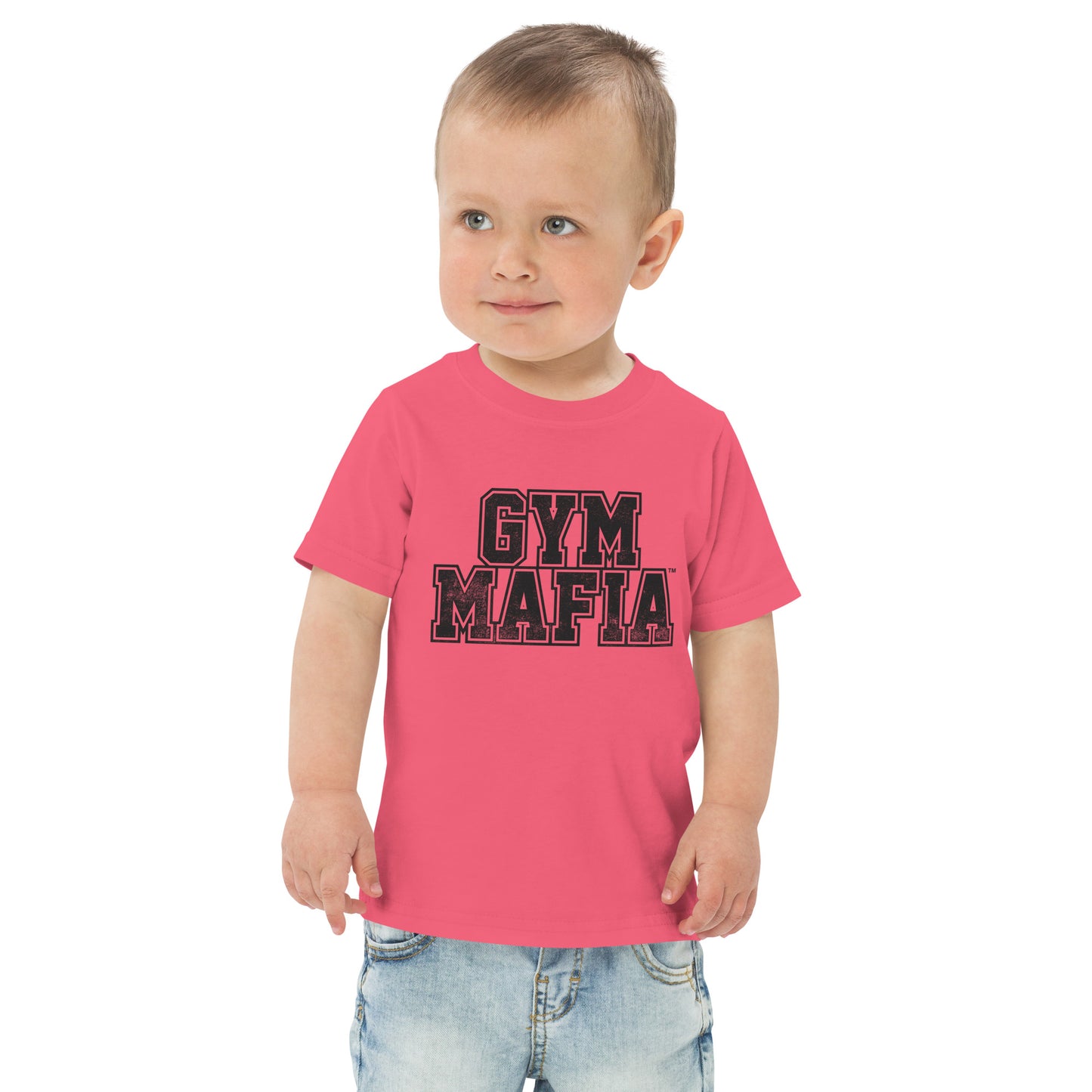 Toddler GYM MAFIA T-Shirt w/ Black Graphic