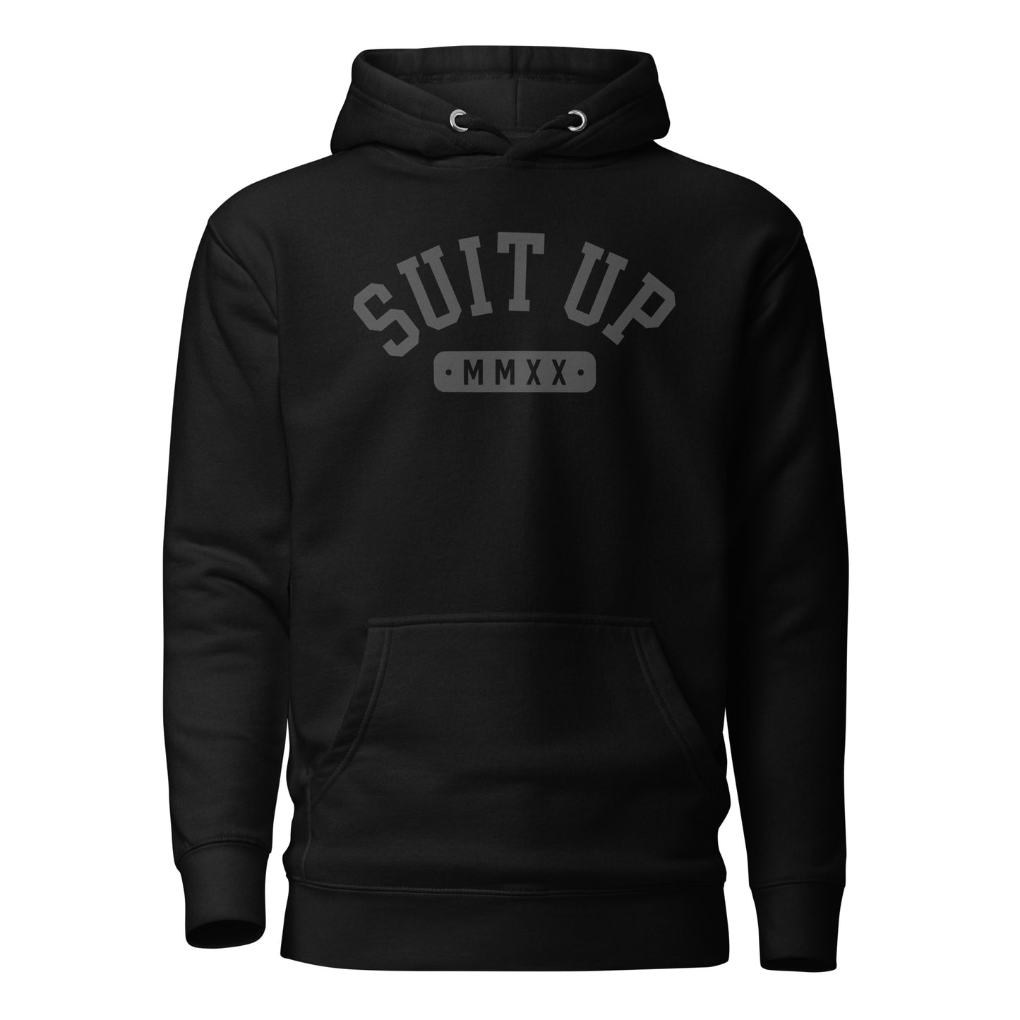 Blacked Out Suit Up Unisex Hoodie