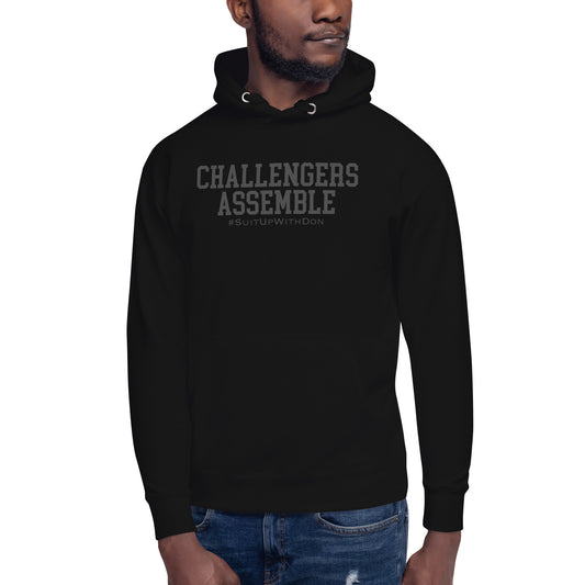Blacked Out Challengers Assemble Unisex Hoodie