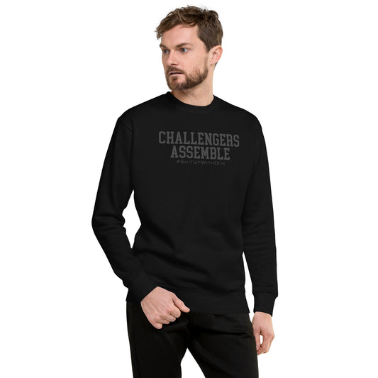 Blacked Out Challengers Assemble Unisex Sweatshirt