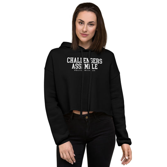 Women's Challengers Assemble Cropped Hoodie