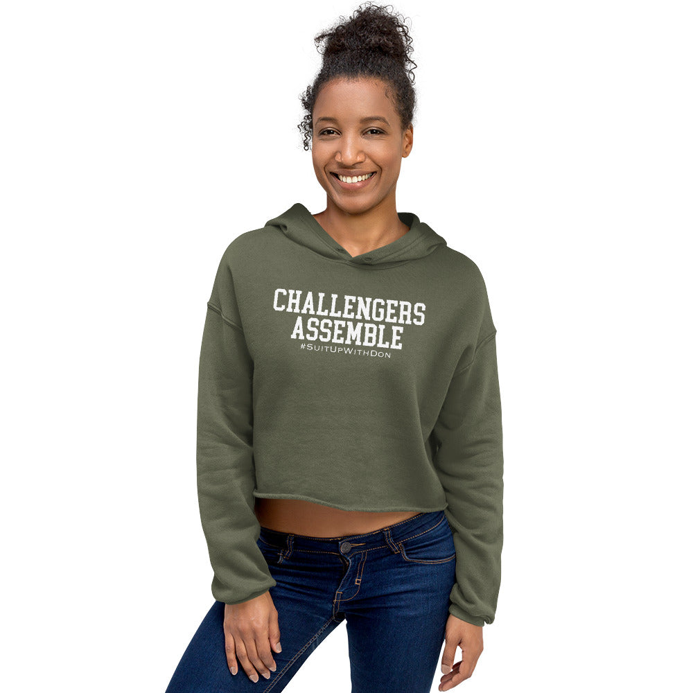 Women's Challengers Assemble Cropped Hoodie