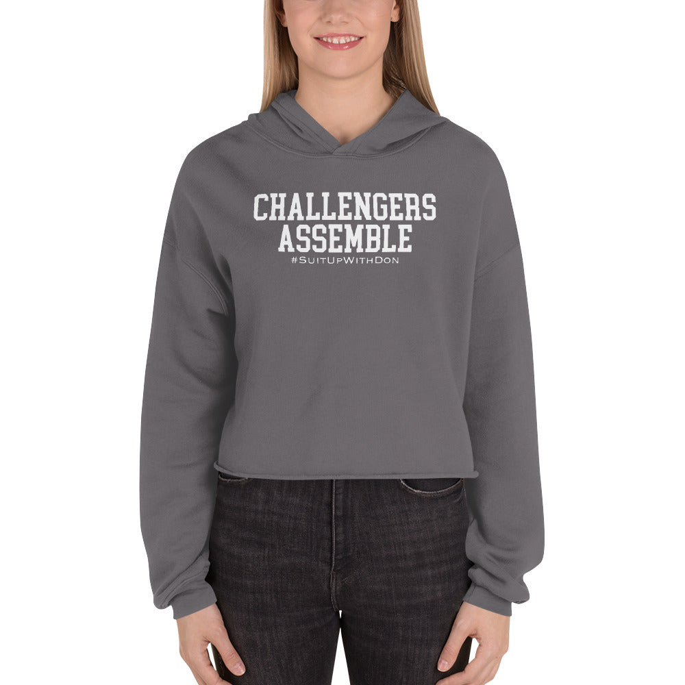 Women's Challengers Assemble Cropped Hoodie