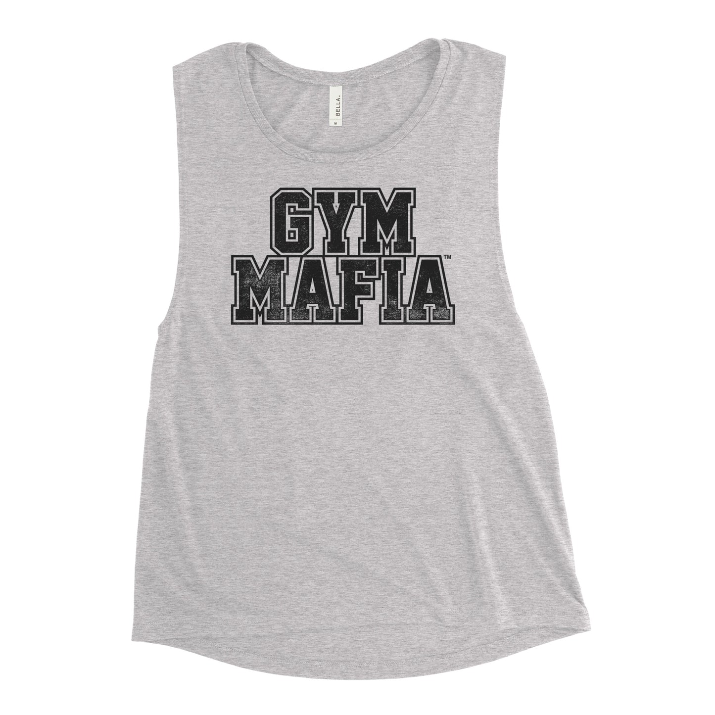 Women’s GYM MAFIA™ w/ Black Graphic Muscle-Tank