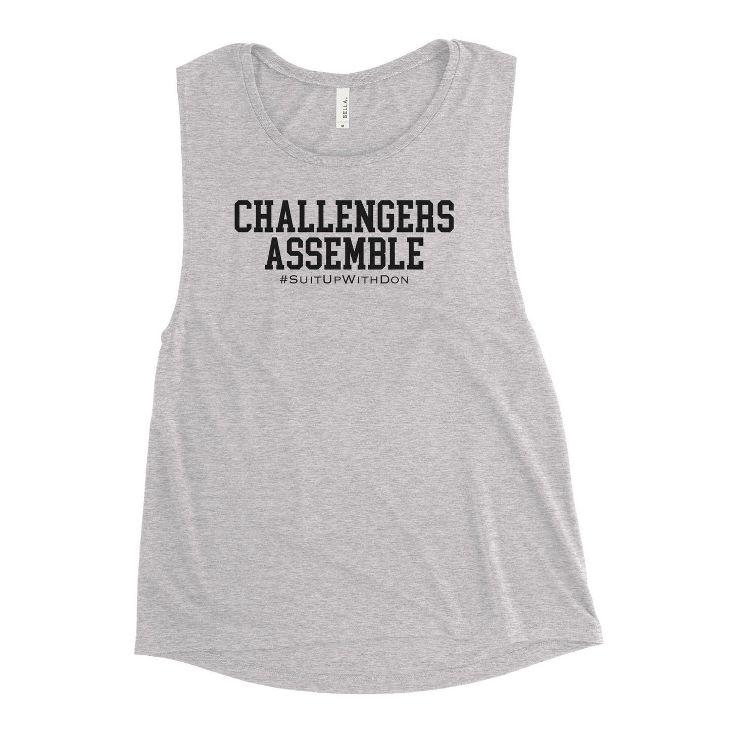 Women’s Challengers Assemble w/ Black Graphic Muscle-Tank