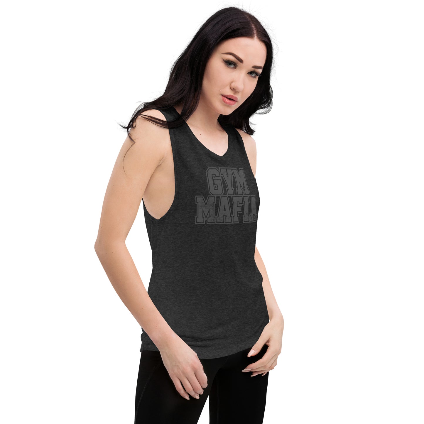 Women’s Blacked Out GYM MAFIA™  Muscle-Tank