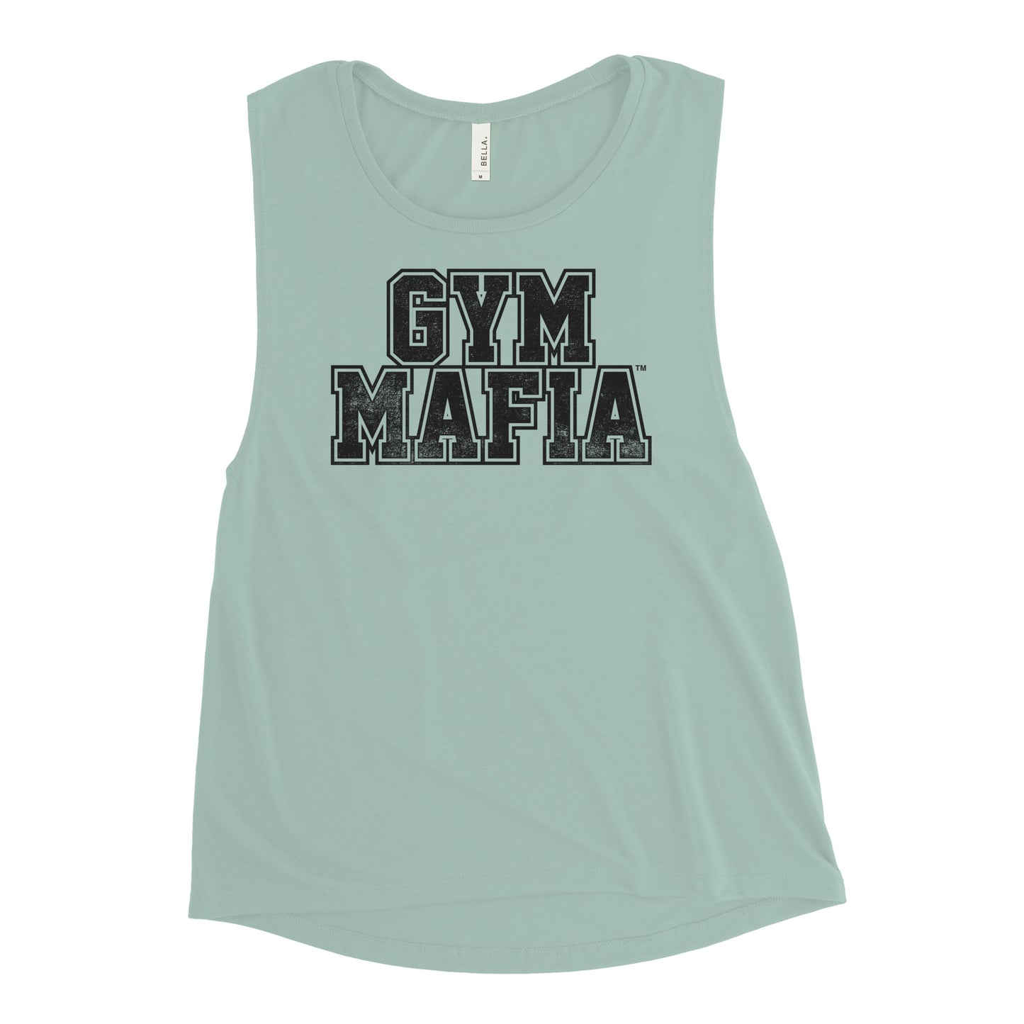 Women’s GYM MAFIA™ w/ Black Graphic Muscle-Tank