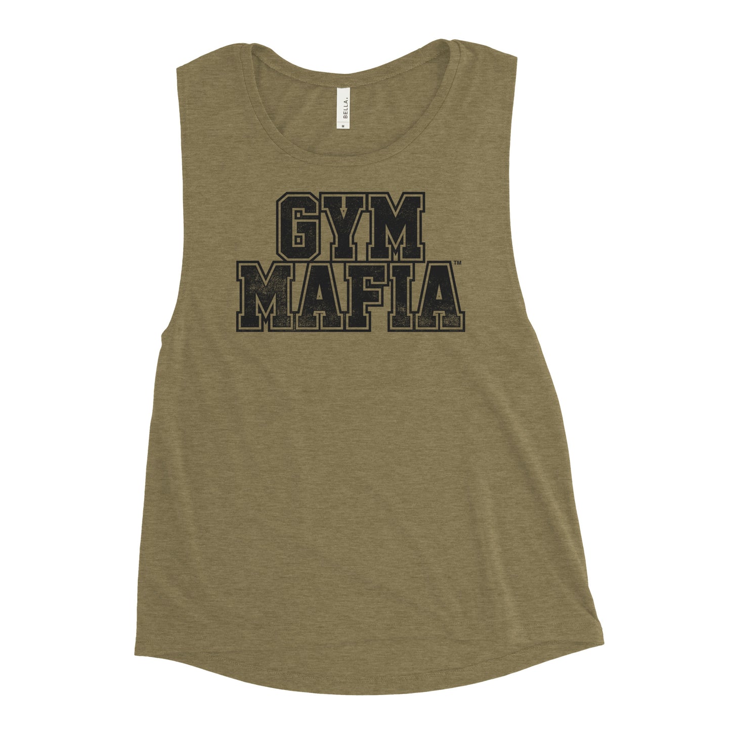 Women’s GYM MAFIA™ w/ Black Graphic Muscle-Tank