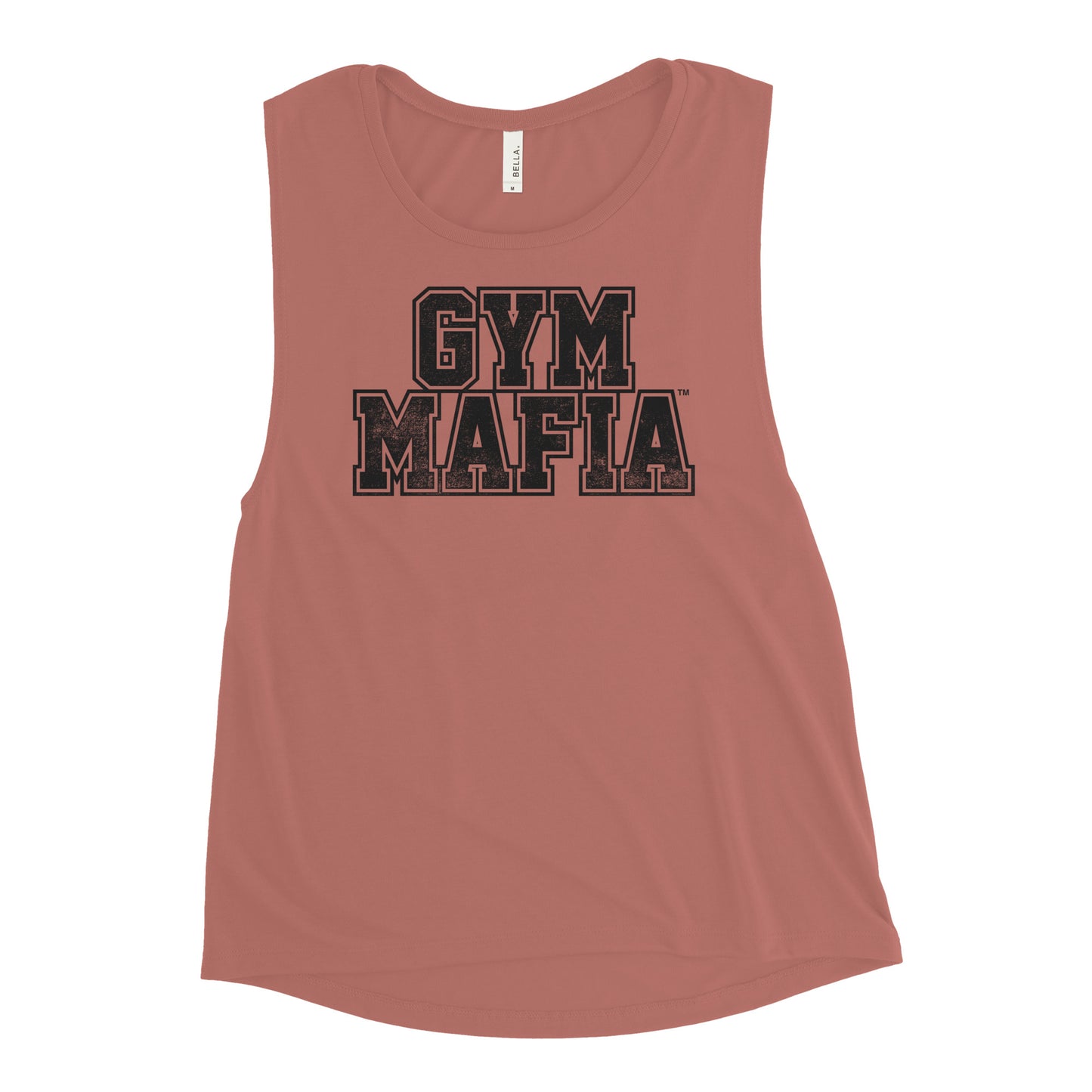 Women’s GYM MAFIA™ w/ Black Graphic Muscle-Tank