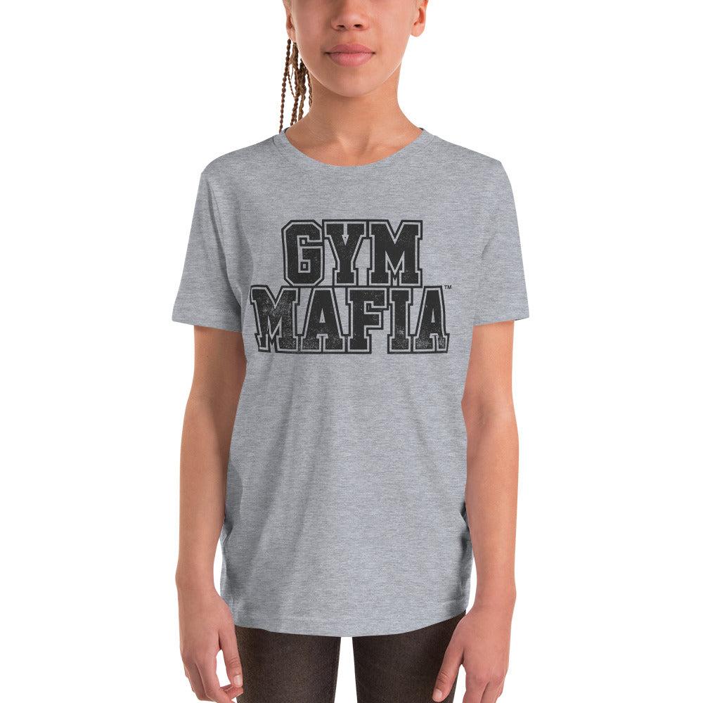 Kids GYM MAFIA T-Shirt w/ Black Graphic