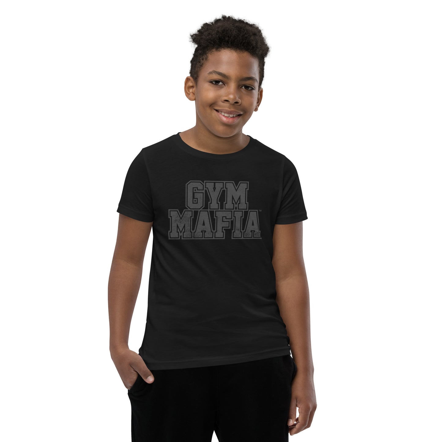 Kids Blacked Out GYM MAFIA T-Shirt