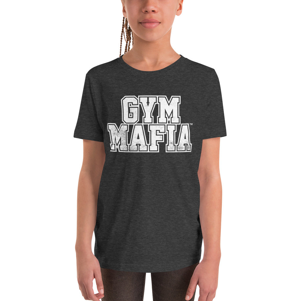 Kids GYM MAFIA T-Shirt w/ White Graphic