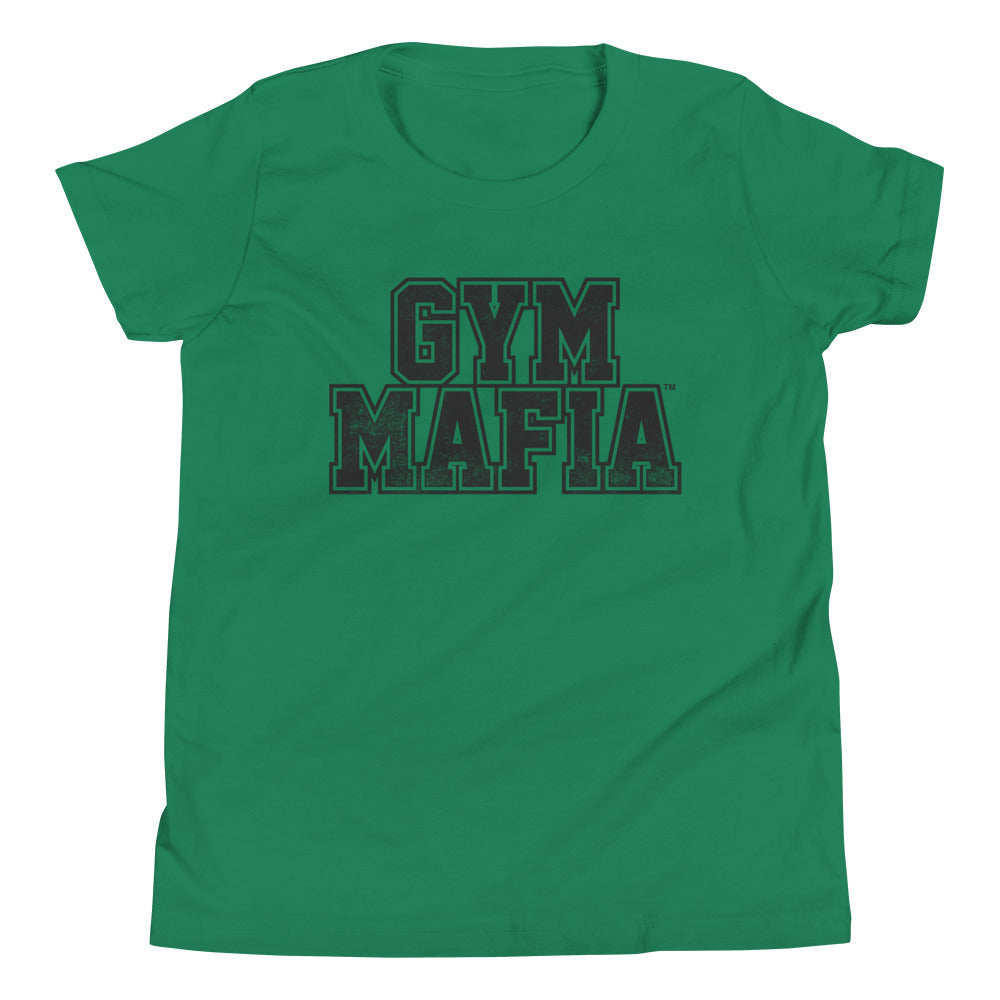 Kids GYM MAFIA T-Shirt w/ Black Graphic